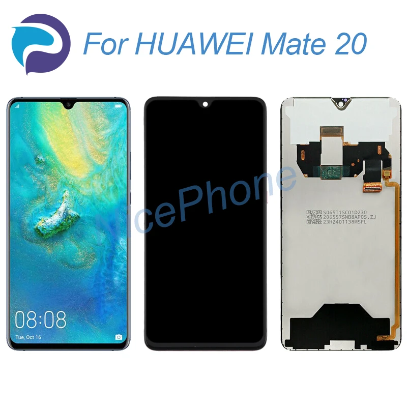 Для HUAWEI Mate 20 ЖК-дисплей сенсорный экран дигитайзер в сборе HMA-L09/29,HMA-LX9,HMA-AL00/TL00 Mate 20 экран ЖК-дисплей