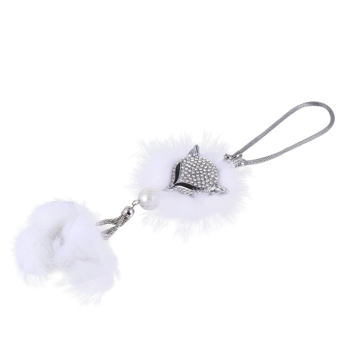 

1pcs Beautiful Decor Funny Simple Hanging Rhinestone Hanging Plush Hanging for Car