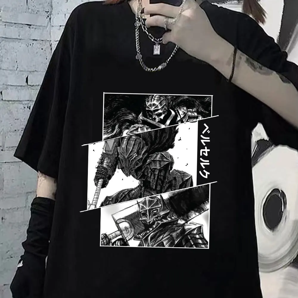 

Berserk Guts T Shirt for Men Manga Swordsman Gatsu Sacrifice Zodd Anime T-shirt Camisas Hombre Cotton Fashion Men's Clothing Top