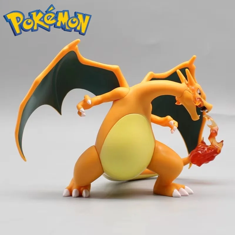 10 см Pokemon Charizard аниме фигурка GK Dracaufeu Glurak манга статуя ПВХ Коллекционная модель