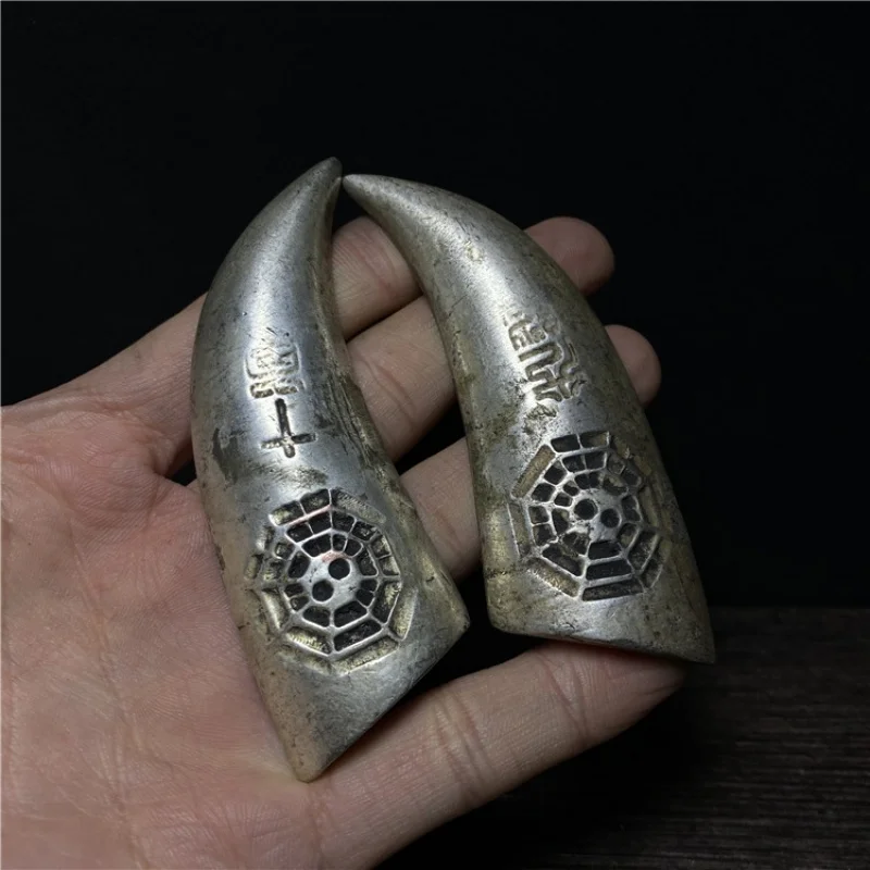 Медная статуэтка Рог Fortune Telling Wish Holy Cup Yin and Yang