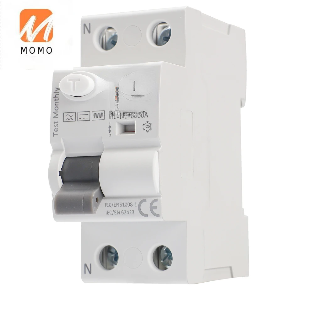 4-полюсный автоматический выключатель утечки на землю ELCB DC RCD 4P 40A 63A 30mA