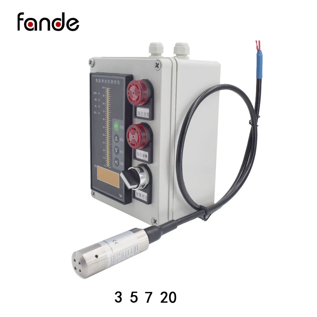 Регулятор уровня воды FANDESENSOR 15 м 25 2 сигнала тревоги 4 реле переменный ток 220 В