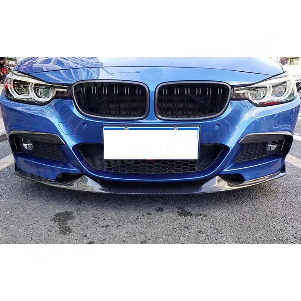Передний бампер из углеродного волокна для BMW 3 Series F30 F35 M Sport 320i 328i 335i 2012-2018