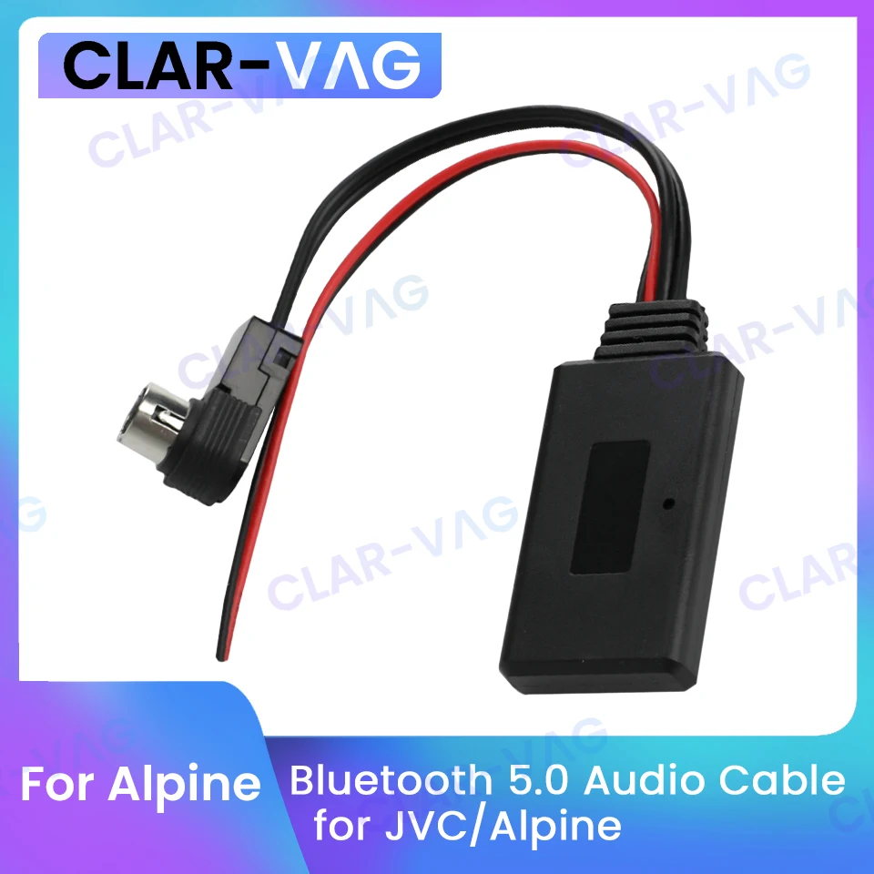 Aux Cable Adapter For Jvc/alpine Kca-121b Ai-net Cda-9857 Ra