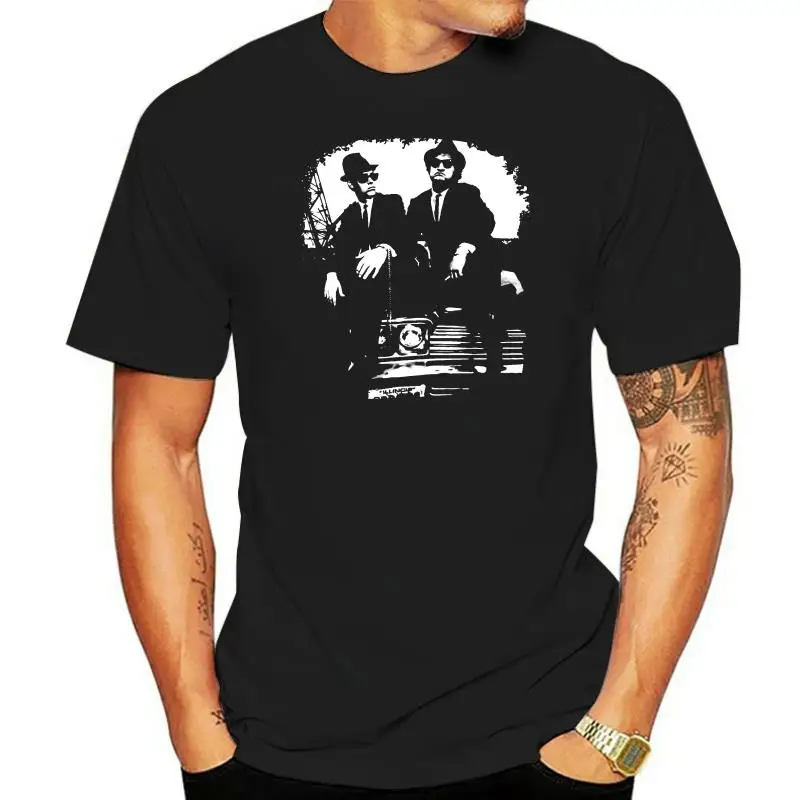 

The Blues Brothers T Shirt Cotton Black Size S To 2Xl Dan Aykroyd John Belushi Tops Cool T Shirt
