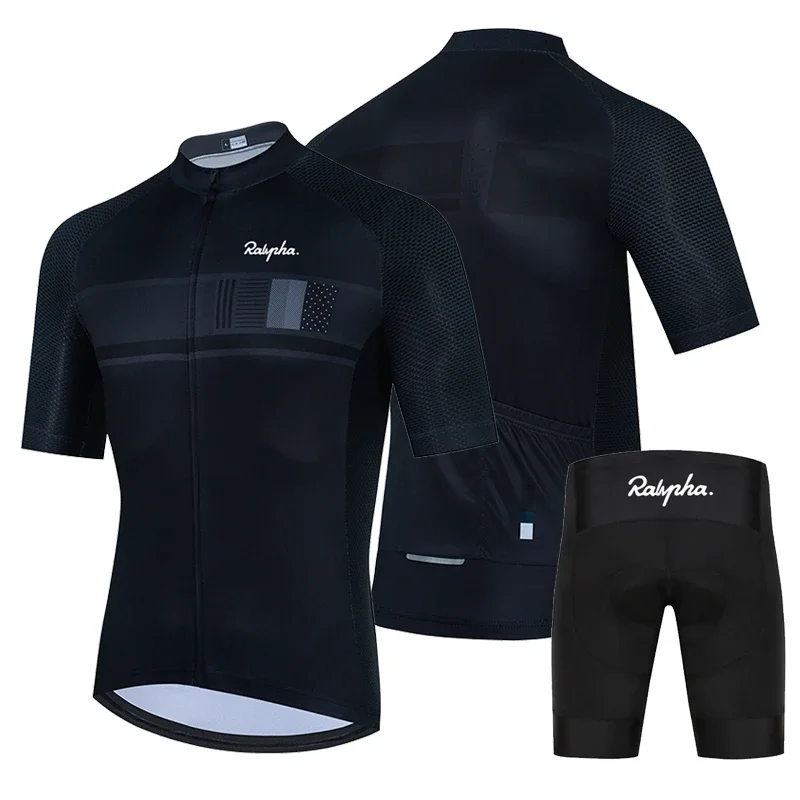 Комплект мужской велосипедной одежды ralvpha дышащая майка с коротким рукавом