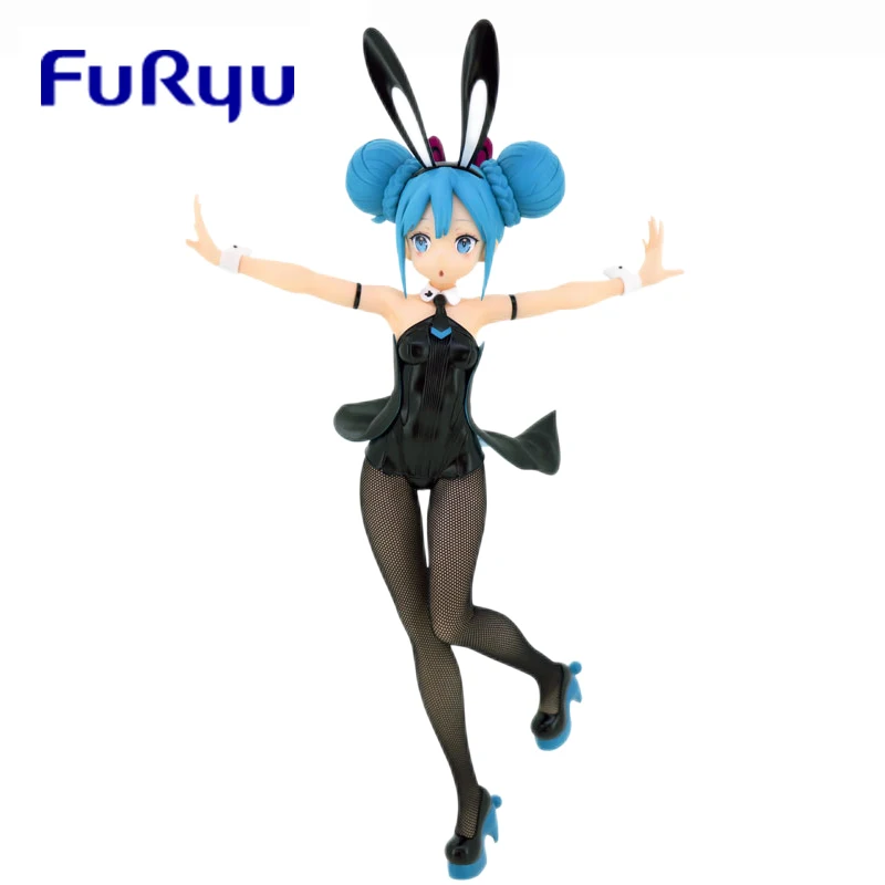 

В наличии FuRyu Vocaloid Hatsune Miku Bunny Girl, 31 см, абсолютно новые оригинальные Аниме фигурки героев, коллекционные модели игрушек