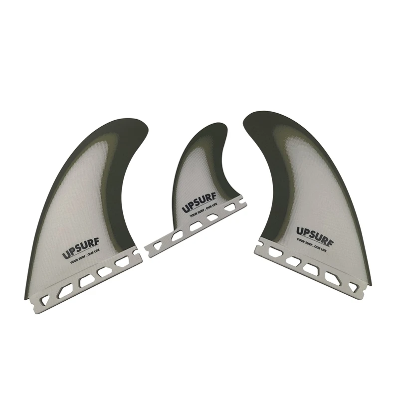 UPSURF FUTURE Fins For Sup Single Tabs T1 Fiberglass Surfing Fin 3PCS Tri Fin Set Surfboard Fins