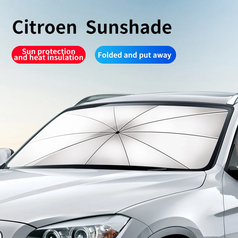 

Car Windscreen Sunshade Car Front Window Uv Shield Folding Sunshade For Citroen C4 C3 C5 C1 C2 Berlingo Celysee Cactus Picasso