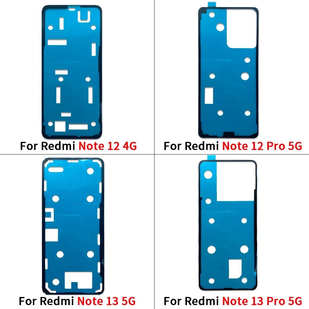 НОВИНКА для Xiaomi Redmi Note 12 4G 13 5G Pro Plus Водонепроницаемая клейкая задняя крышка