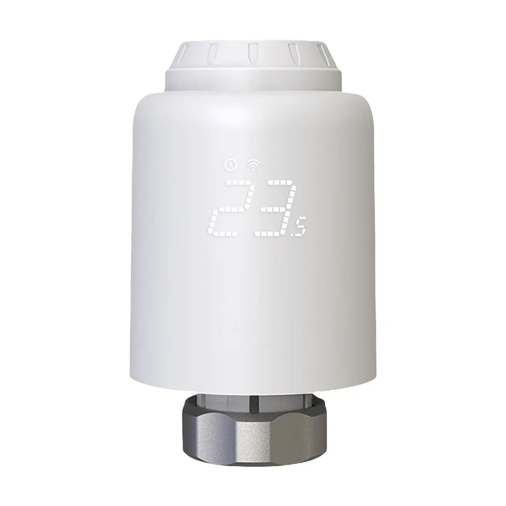 

White Beautiful Arc And High Adaptability Thermostat Valve High Adaptability And Wide Application