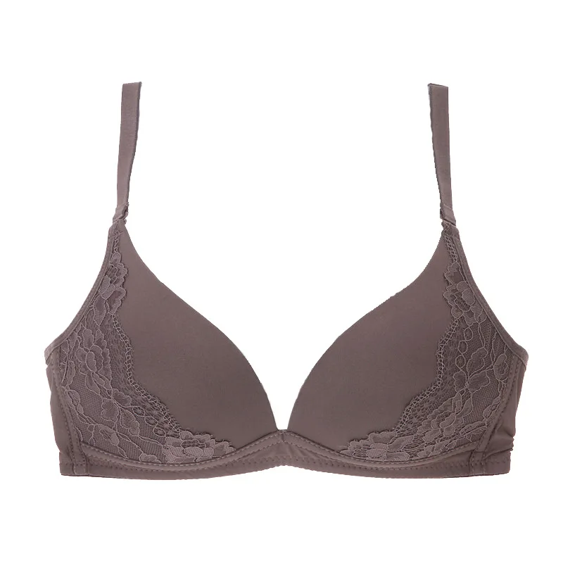 

New Lace Sexy Lingerie Women Adjustable Push Up Bras Wireless Underwear Floral Deep V Bra Bralette Woman Bras Sexy Push Up Bras