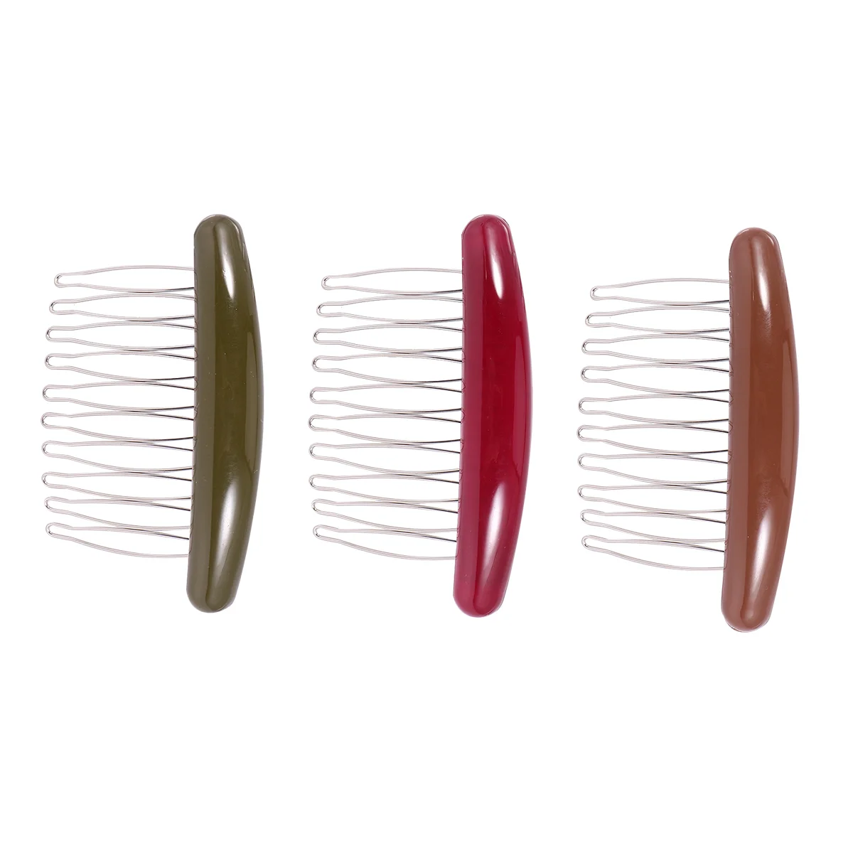 

3 Pcs Hair Brush Women Elegant Hairpin Bangs Hair Clip Women Side Comb Korean Hair Clips Hair Side Comb Grace Non-slip Hair Comb
