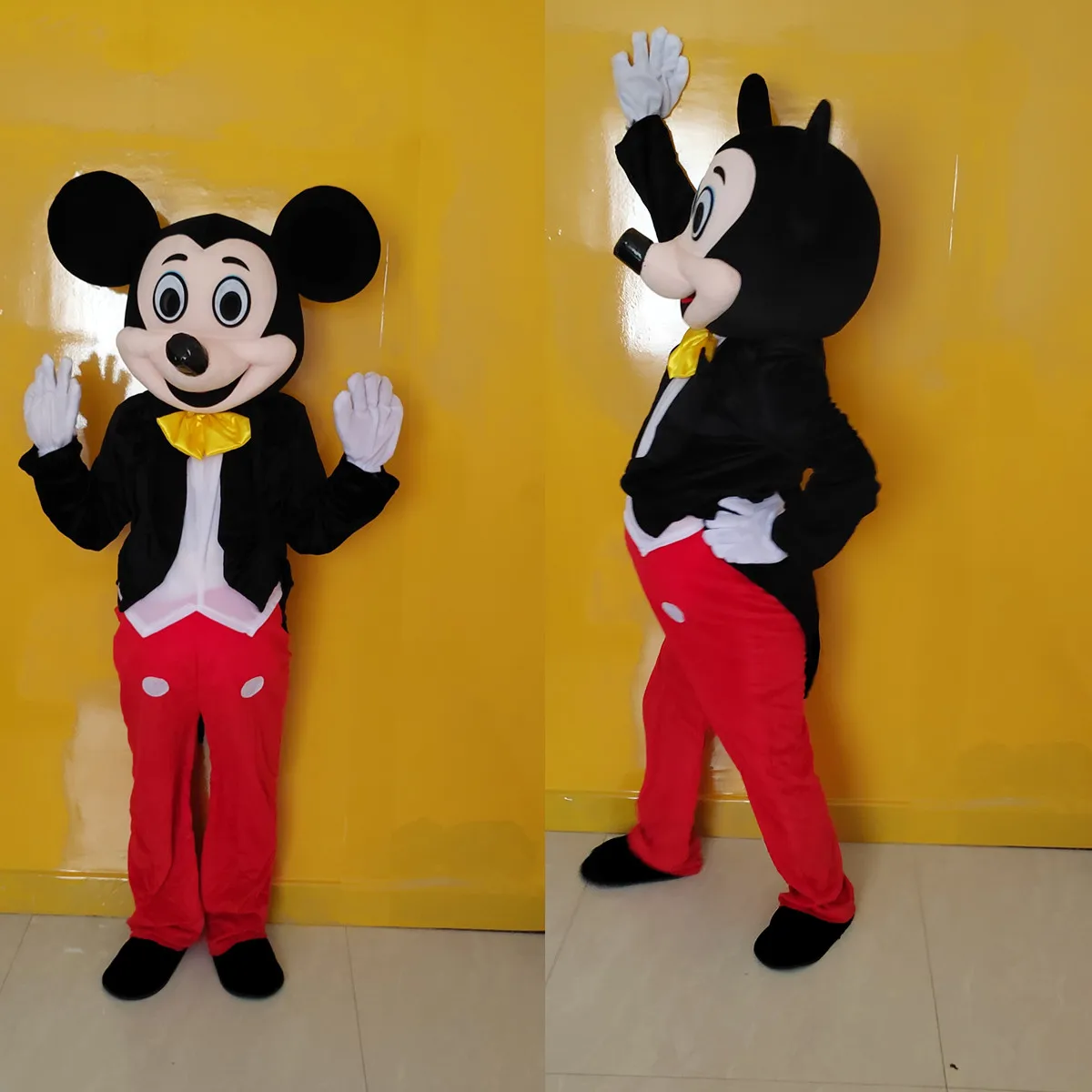 

[1 Set] Cosplay Mickey Mouse Minnie Cartoon Character Costume Mascot Costume Advertising Costume Party Costume Animal Carnival