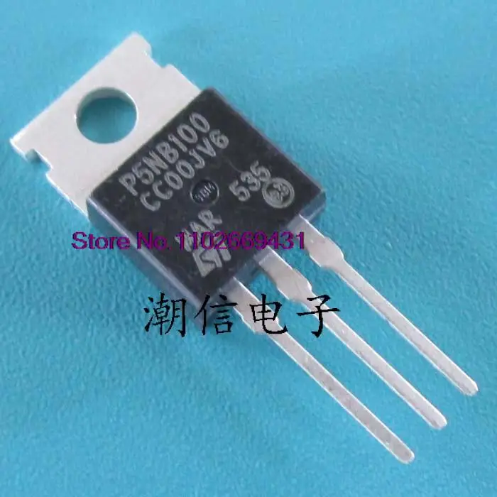 

5PCS/LOT P5NB100 STP5NB100 5A 1000V