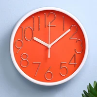 8 inch quartz wall clock plastic antique designer watches home decor living room bedroom silent wall clocks modern art design