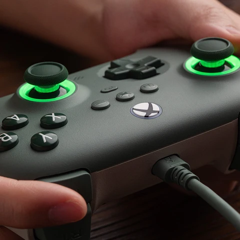 8BitDo Ultimate C проводной геймпад для Xbox с RGB подсветкой