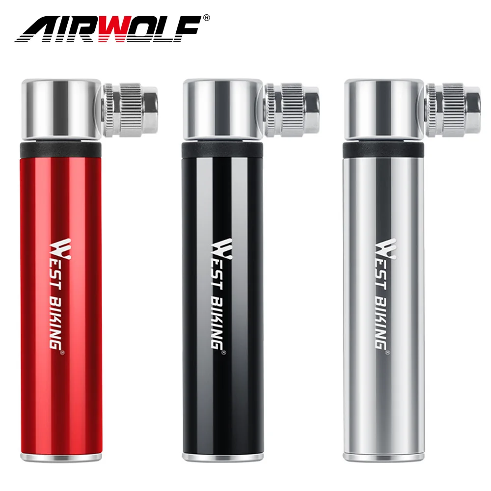 Велосипедный насос 120PSI портативный мини-насос для колес и шин из алюминиевого