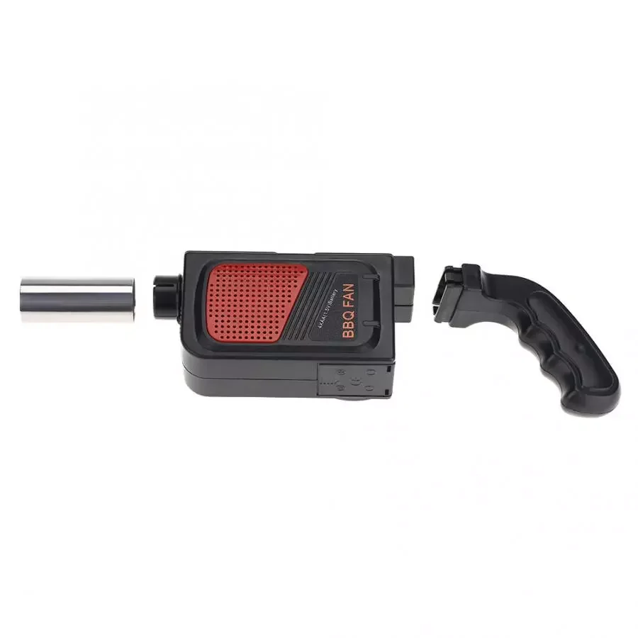 

Electric BBQ Fan Air Blower Barbecue Cooking Fire Fan BBQ Blower Adapter Electric Blower for Outdoor Camping Picnic