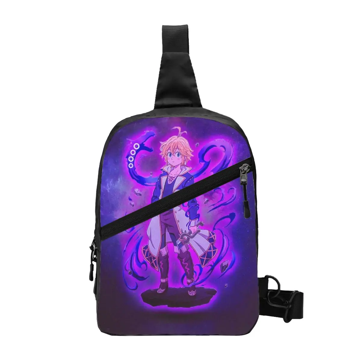 

Meliodas Nanatsu No Taizai Chest Bag The Seven Deadly Sins Aesthetic Shoulder Bags Graphic Design Streetwear Motorcycle Handbags