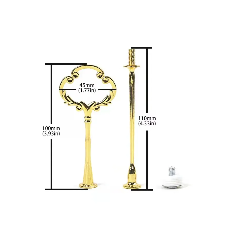 

3-х уровневая подставка для торта из цинкового сплава