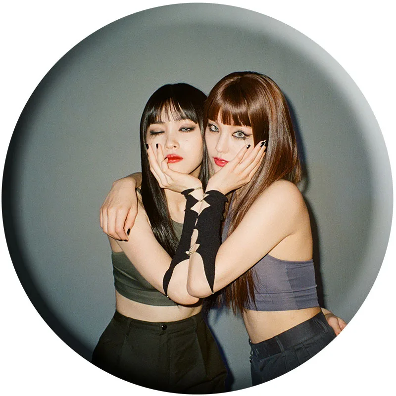 Круглая жестяная брошь KPOP ITZY декоративная аксессуары для сумок Yeji Yuna Ryujin Lia Chaeryeong