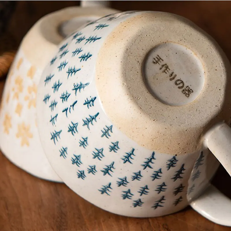 Японская керамическая кружка для чая ручной работы керамические кофейные чашки