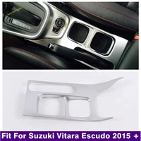 console central front water cup holder decoration panel cover trim fit for suzuki vitara escudo 2015 2021 interior accessories