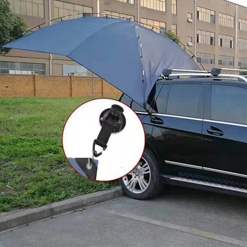 

4pcs Outdoor Suction Cup Anchor Securing Hook Tie Down Camping Tent Tarp Universal Car Side Awning Pool Tarps Tent Securing Hook