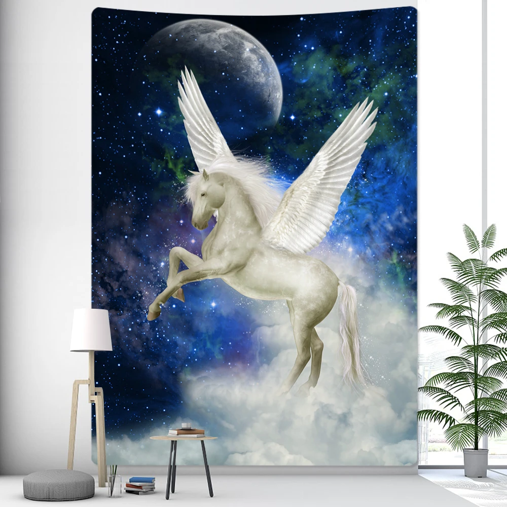 Гобелен Pegasus с изображением лошади украшение на стену фоновая ткань