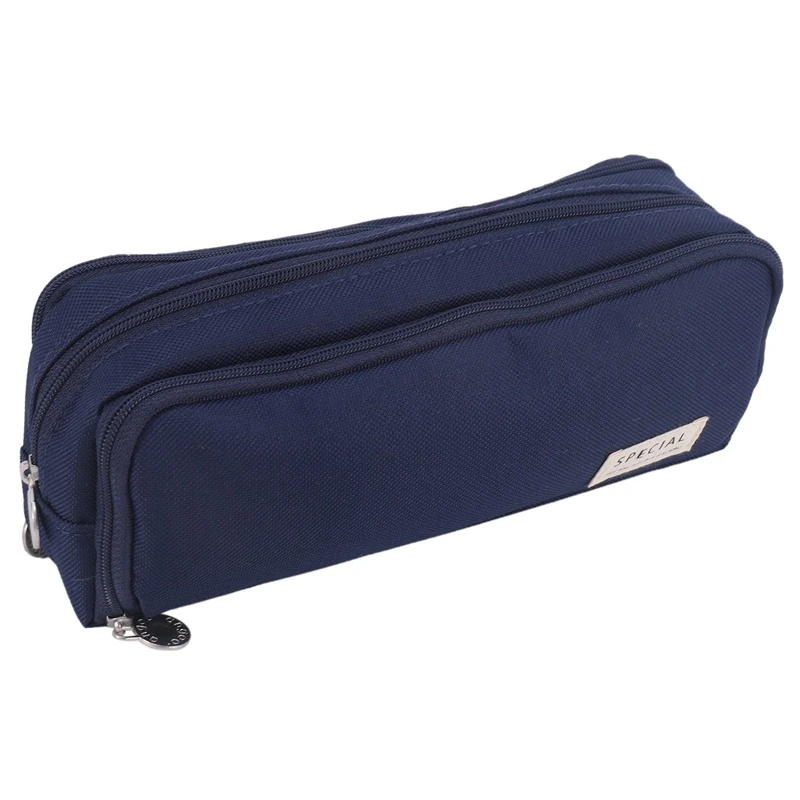 

Big Capacity Colored Oxford Storage Pouch Marker Pen Pencil Case Stationery Bag For Middle High School Office Pencil Bag