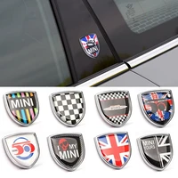 car metal emblem badge stickers decals for mini bmw cooper countryman clubman f54 f55 f56 r55 r56 r60 f60 car accessories paste