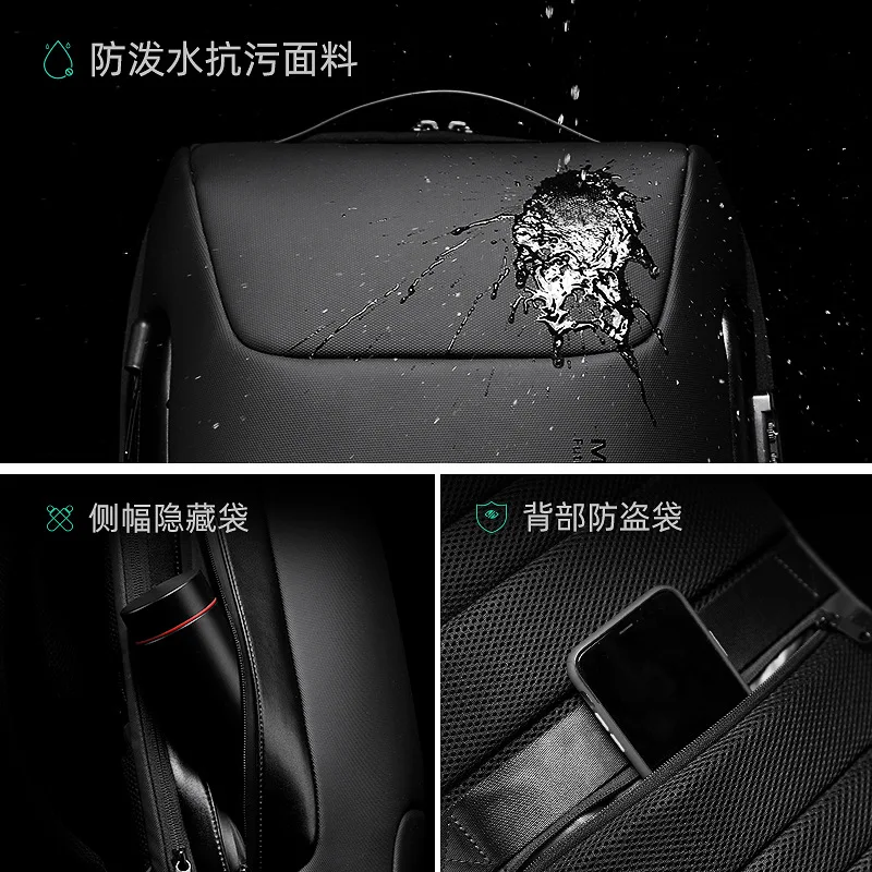 Водонепроницаемый Многофункциональный рюкзак для ноутбука 15 6 дюйма с
