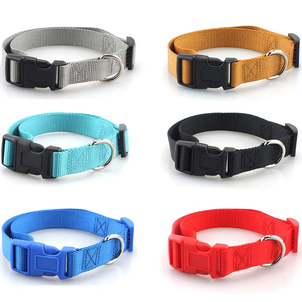 

【 Ready Stock 】 Heavyduty Nylon Pet Collar for Small Medium Large Dog