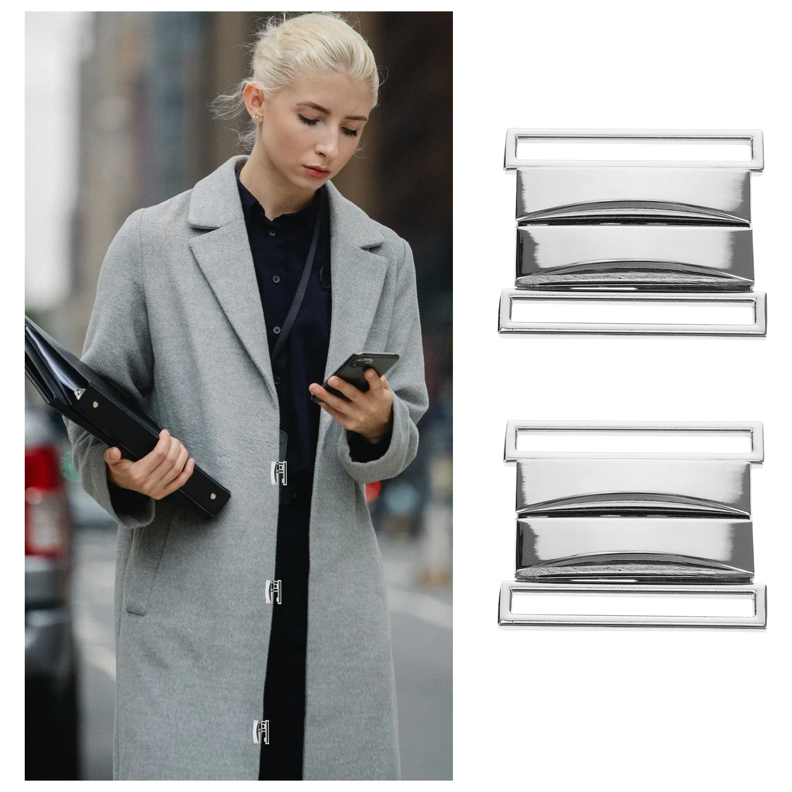 

Belt Buckle Waist Buckles Quick Metal Clips Release Clothing Clip Band Snap Decor Connector Alloy Zinc Buttons Interlock Side