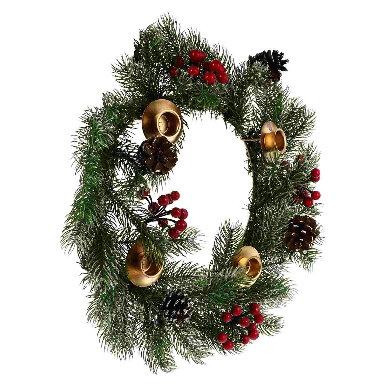

Christmas Door Wreath Decordecorations Garland Front Cones Pine Hanging Shop Window Decorative Pendant Advent Indoor Holder
