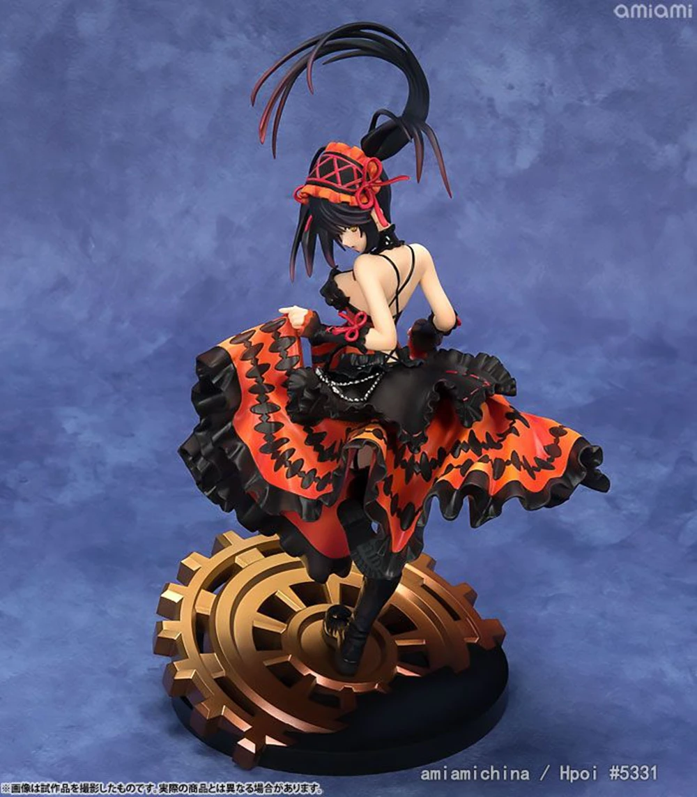 Фото 28 см популярное аниме Date A Live II Tokisaki Kurumi 1/8 издание красивая модель девушки коллекция ПВХ статические игрушки кукла №4