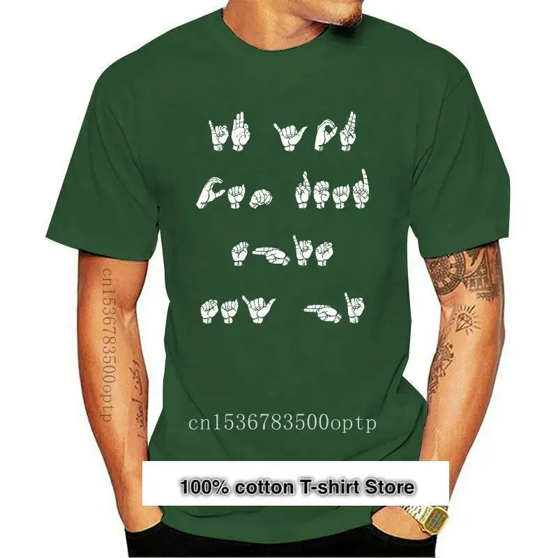 

ASL-Camiseta с застежкой-шарфом для женщин, подарок для женщин