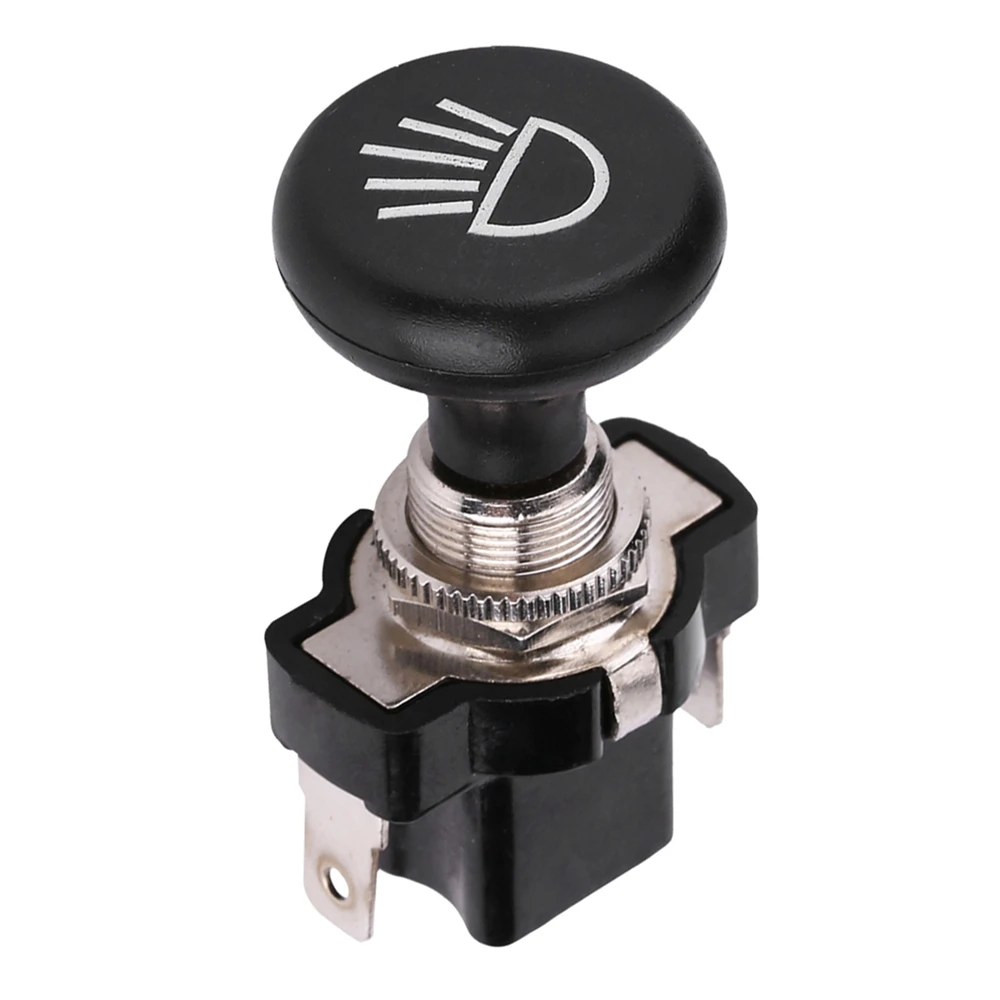 1Pcs Cart Push Pull Light Switch 12V Headlight Switch Button