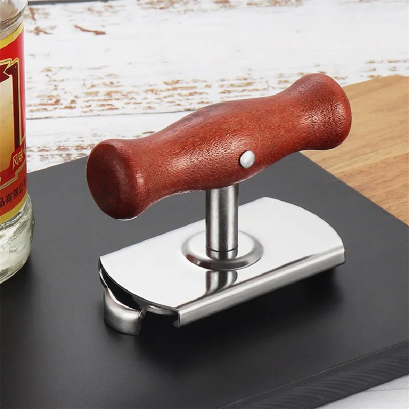

Adjustable Multi-function Bottle Cap Opener Stainless Steel Lids Off Jar Opener Labor-saving Screw Can Opener for Kitchen Gadget
