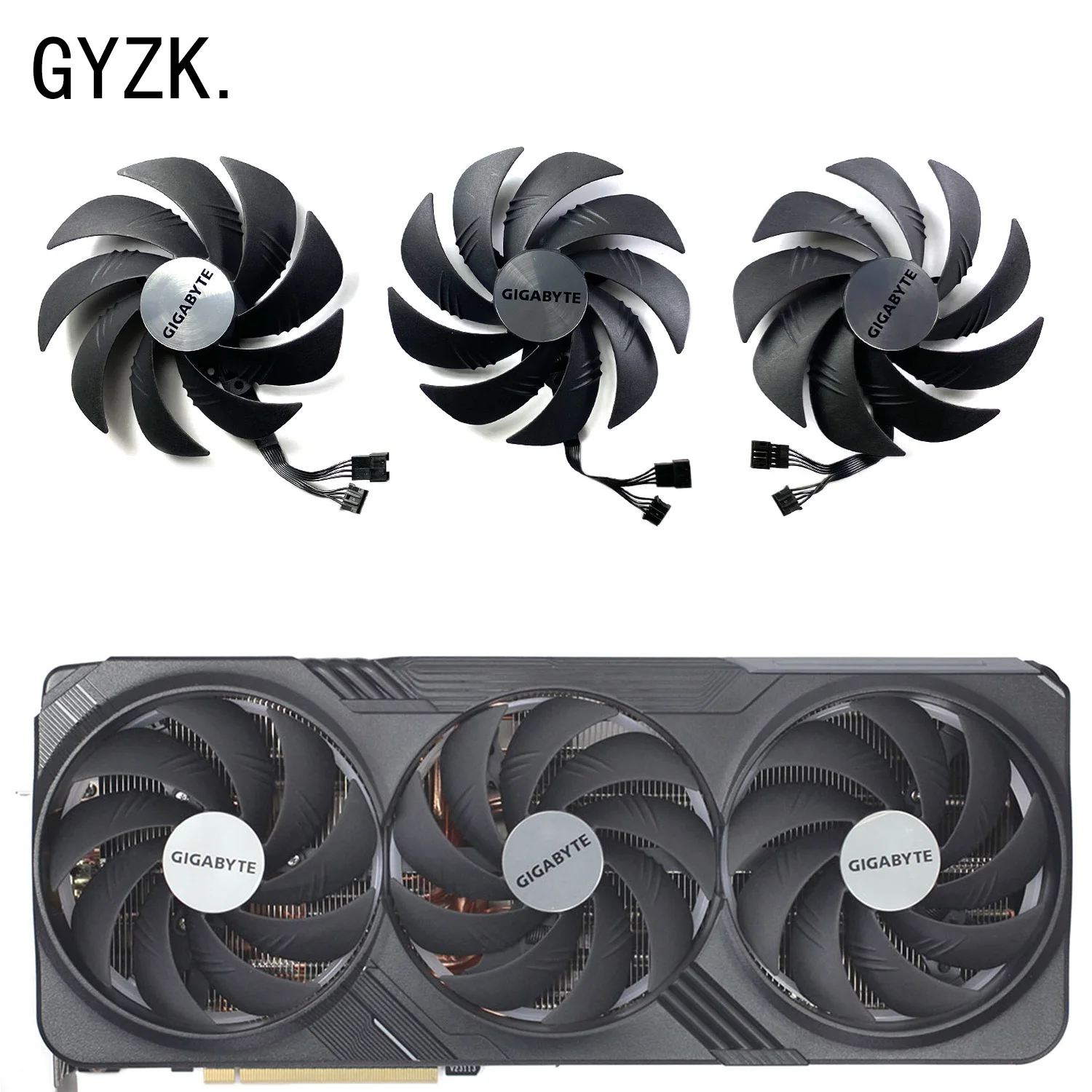 Новинка сменный вентилятор для игровой видеокарты GIGABYTE GeForce RTX4080 4080S 4090 OC PLD10020S12H