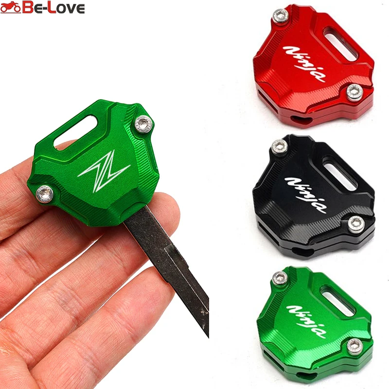 

Для KAWASAKI Z900 Ninja 650 400 ZX6R 1000SX ZX10R Z650 Z900RS Z1000 Z400 аксессуары для мотоциклов CNC Key Shell Case Cover