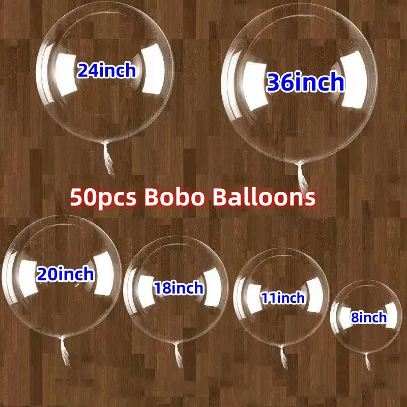 BOOMCOOL прозрачные гелиевые шары 8/11/18/20/24/36 дюймов