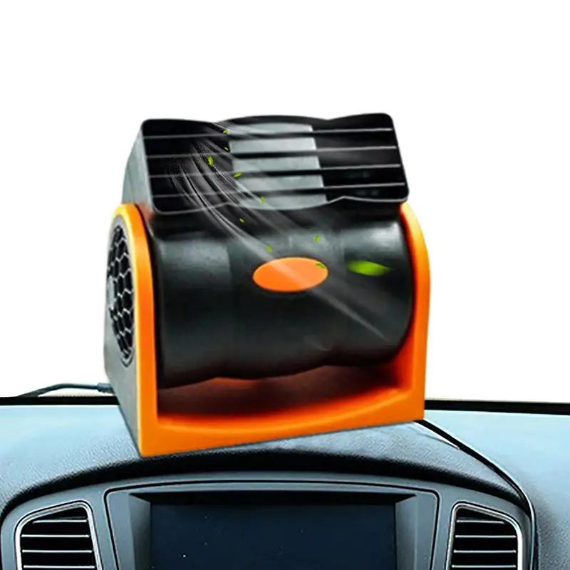 

12/24V Bladeless Vehicle Fan Portable Adjustable Quiet Cooling Fan 12/24V Portable Quiet Auto Small Fan For Summer Air
