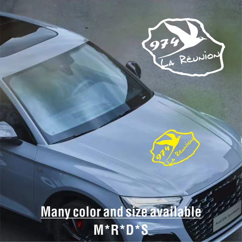 Для острова 974 соломенная карта хвост автомобильные наклейки забавные