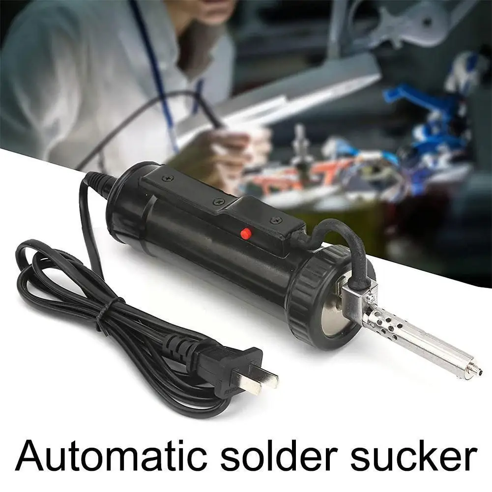 

Electric Vacuum Solder Sucker Desoldering Suction Pump Tin 30w 110v 3 Gun Iron P9y6 With Solder Suction Tool Plug Repair Eu K2l5