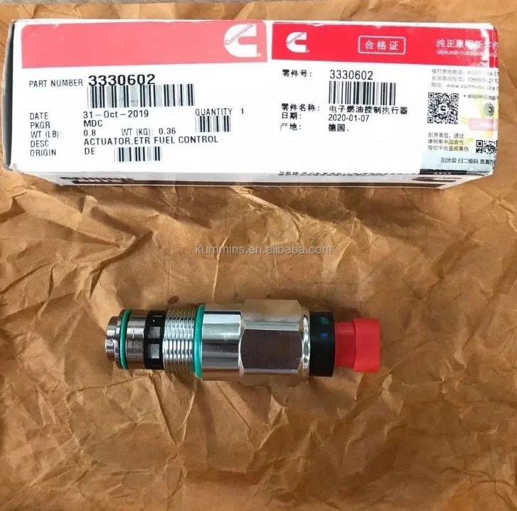 QSK60 QSK45 оригинальный двигатель электронный привод управления топливом 3330600 3347907 ETR