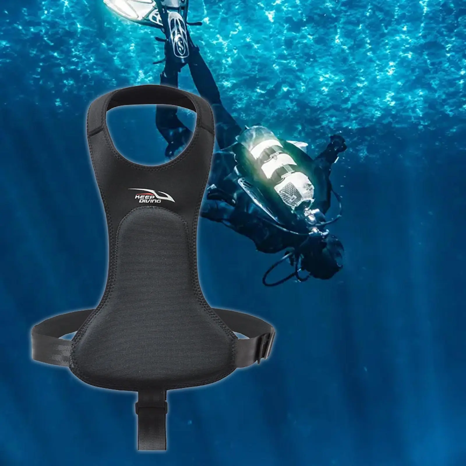 

Diving Chest Loading Pad Hunting Fish Breast Pad Wear Resistant Thicken Nylon