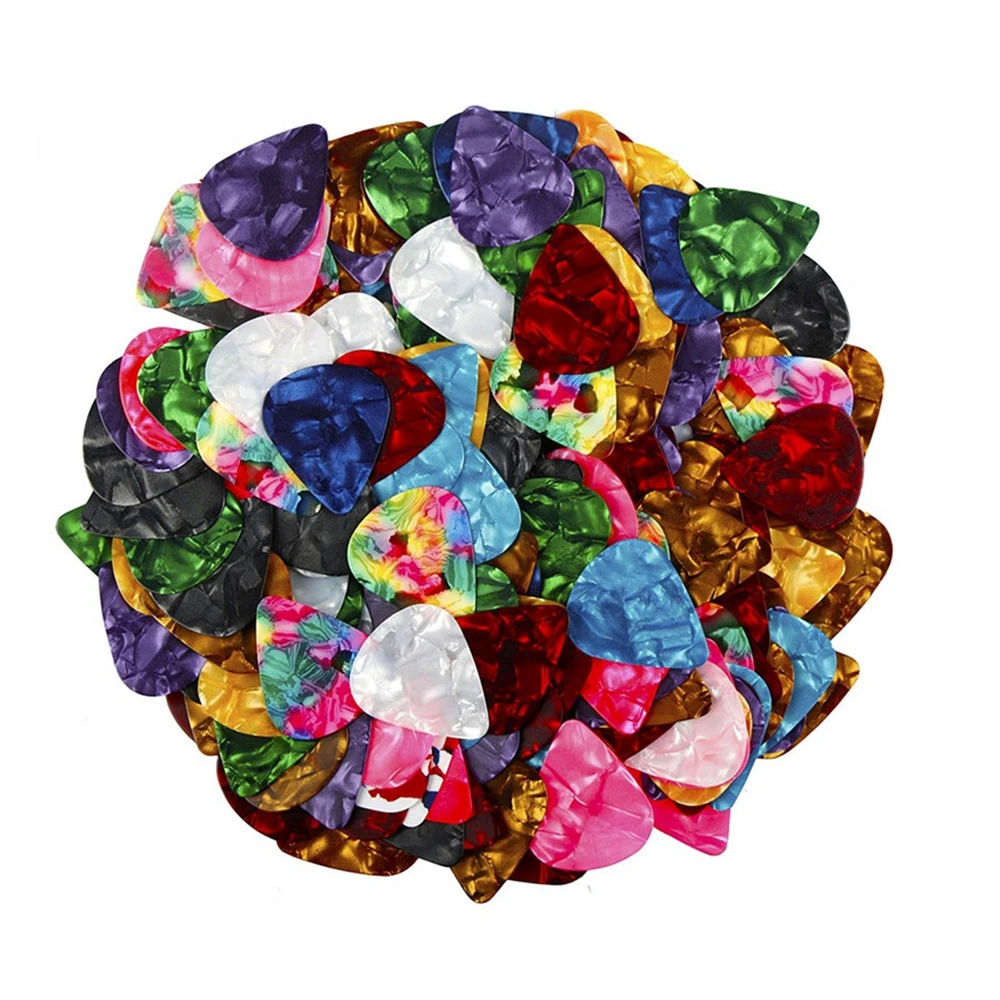 Медиаторы для гитары медиаторы пальцев целлулоидной 0 46 мм 71 81 96 случайный цвет